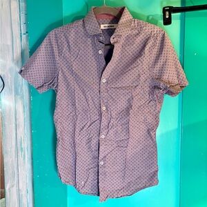 Ben Sherman Men's Patterned Short Sleeve Shirt